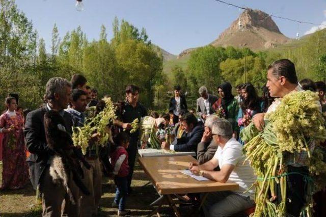 Hakkari'de Köy Düğününde 'uşkun Festivali'