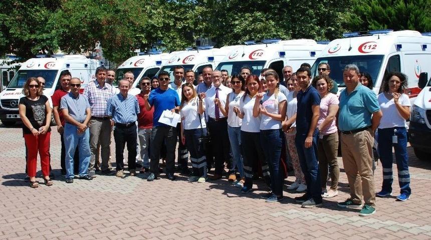 Antalya&rsquo;da 112 Ambulansları D&uuml;nyanın &Ccedil;evresini 87 Kez Dolaştı