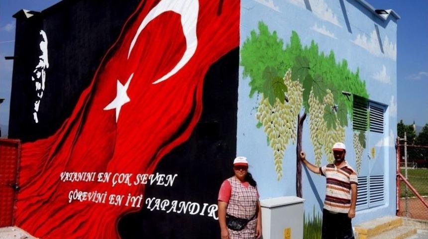 Sarıg&ouml;l&rsquo;&uuml;n Elektrik Trafoları Renkleniyor