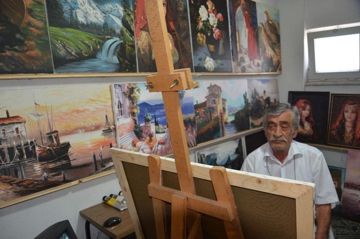 Yıllarca Bob Ross Hayranı Zonguldaklı, Tv&rsquo;den İzleyerek Ressam Oldu