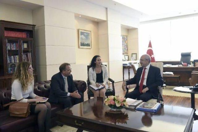 Kılıçdaroğlu, Danimarka Büyükelçisi Olling'i Kabul Etti