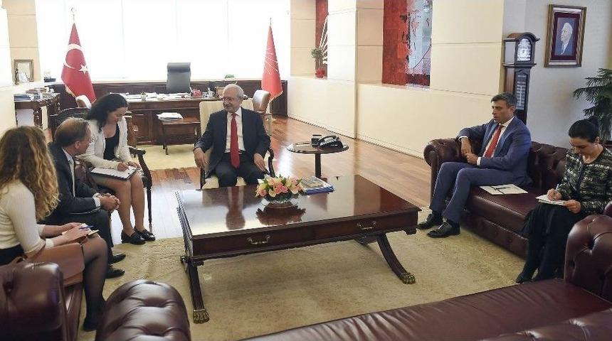 Kılı&ccedil;daroğlu, Danimarka Krallığı Ankara B&uuml;y&uuml;kel&ccedil;isi Olling İle G&ouml;r&uuml;şt&uuml;