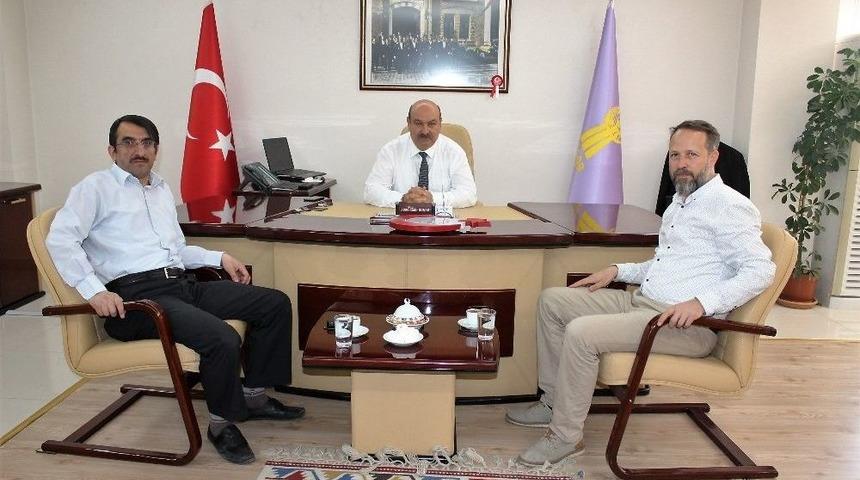 Başkan Konak, Mesleki Eğitim Merkezi Y&ouml;neticilerini Ağırladı