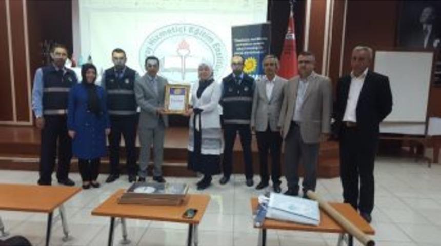 22. G&uuml;nebakan Sertifikası Hizmeti&ccedil;i Eğitim Enstit&uuml;s&uuml;ne Verildi