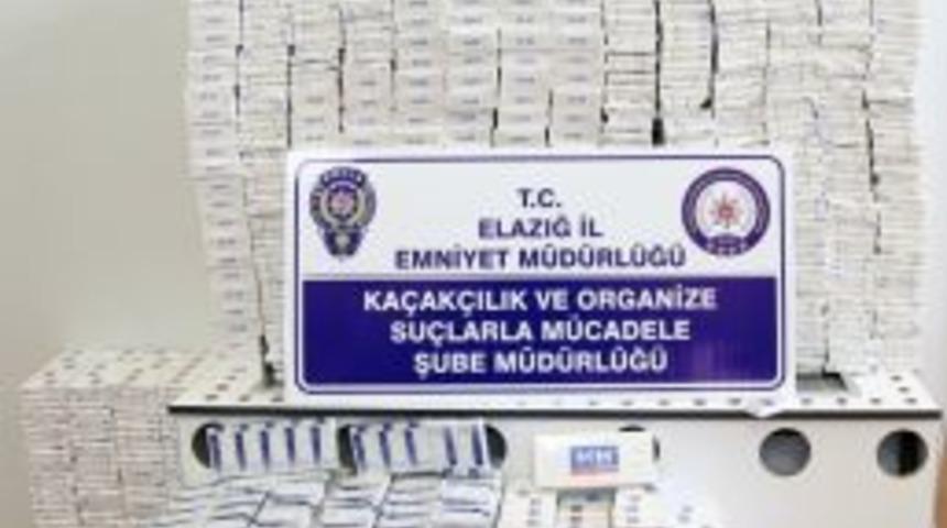 Elazığ&rsquo;da 5 Bin 400 Paket Ka&ccedil;ak Sigara Ele Ge&ccedil;irildi