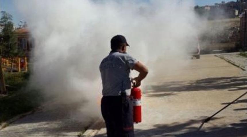 &Ouml;ğrencilere Yangın Eğitimi