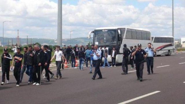 Beşiktaş Taraftarı Altınova'da Mola Verdi