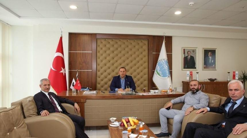 Başkan Dişli&rsquo;den, Timfed Başkan Yardımcısı Bayrak&rsquo;a Ziyaret