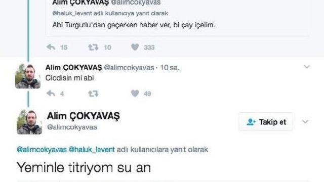 Haluk Levent Sevenlerine Çay Ismarladı