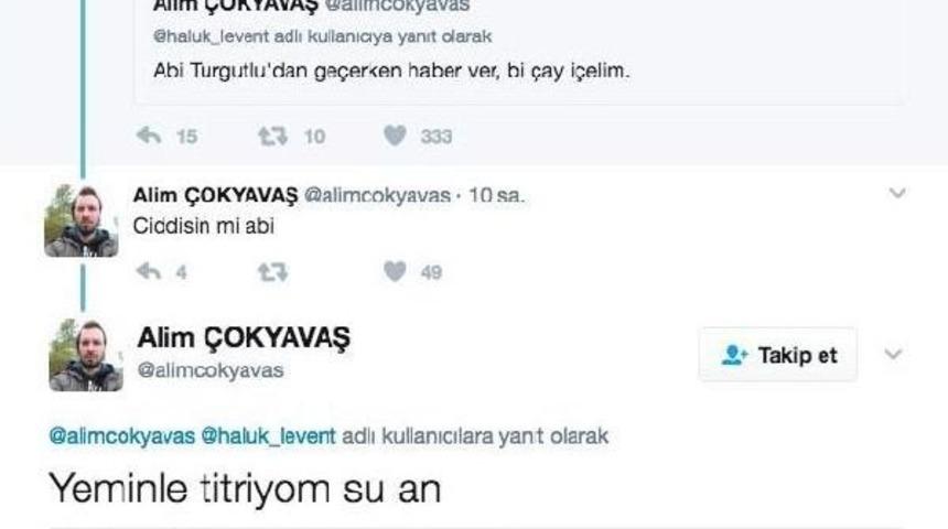 Haluk Levent Sevenlerine Çay Ismarladı