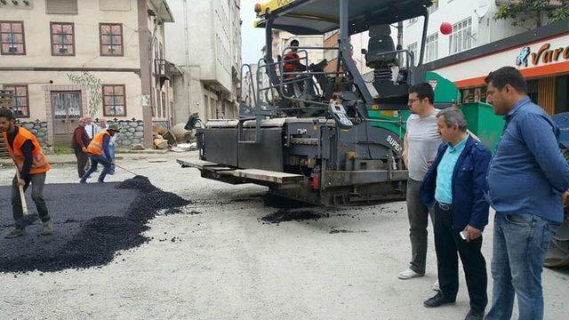 Fatsa’da Sıcak Asfalt Çalışmaları 1