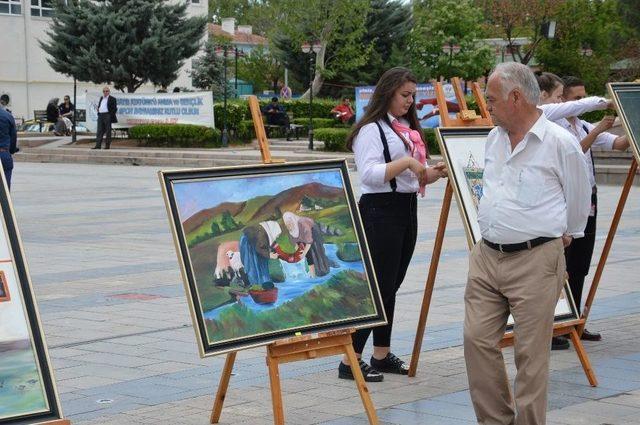 Güzel Sanatlar Lisesinden Kırıkkale Temalı Sergi