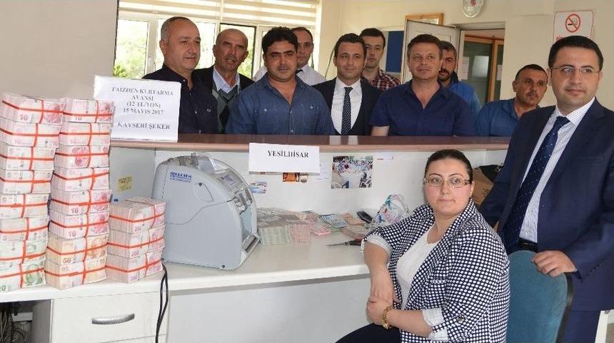 Kayseri Şeker &Ccedil;ift&ccedil;isine 27 Milyon &rsquo;faizden Kurtarma Avansı&rsquo;