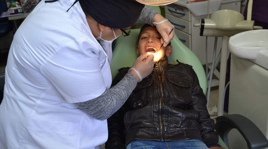 Yozgat’ta Özel Eğitimli Çocuklara Diş Taraması Yapıldı