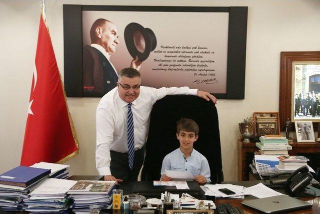 Minik Alp’ten Başkan Kesimoğlu’na Mektup