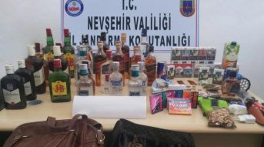 5 Bin Lira Değerinde Alkol Ve Sigara &Ccedil;alan Zanlı Yakalandı