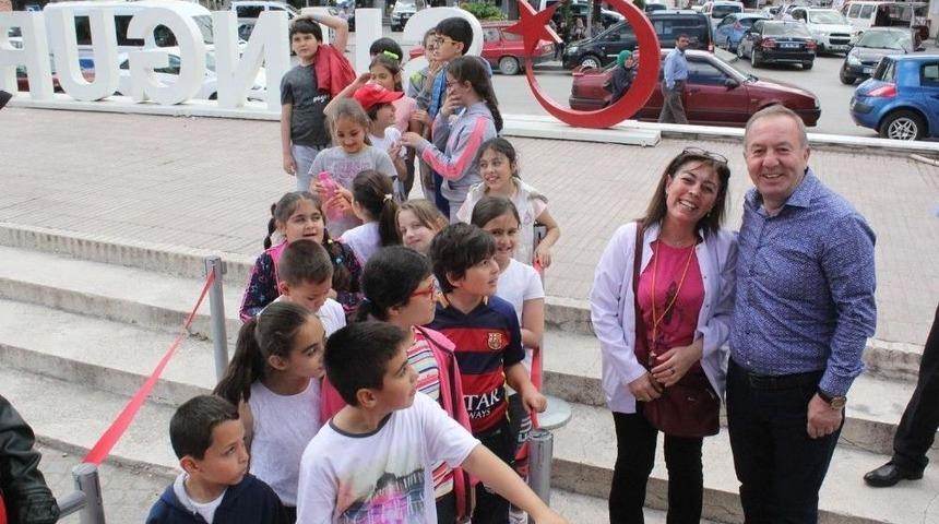 Başkan Şahiner Sim&uuml;lasyon U&ccedil;uşu Yaptı
