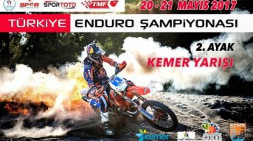 Kemer&rsquo;de Enduro Heyecanı