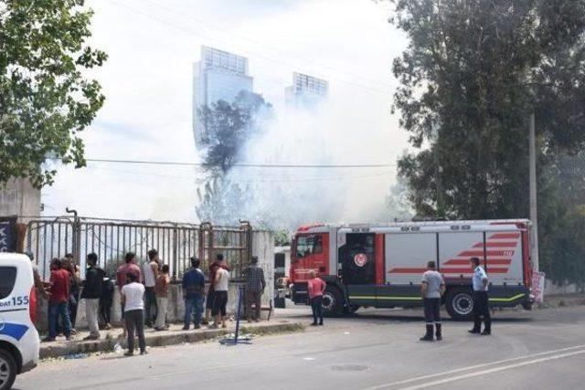 Hurdalıkta Çıkan Yangın Korkuttu