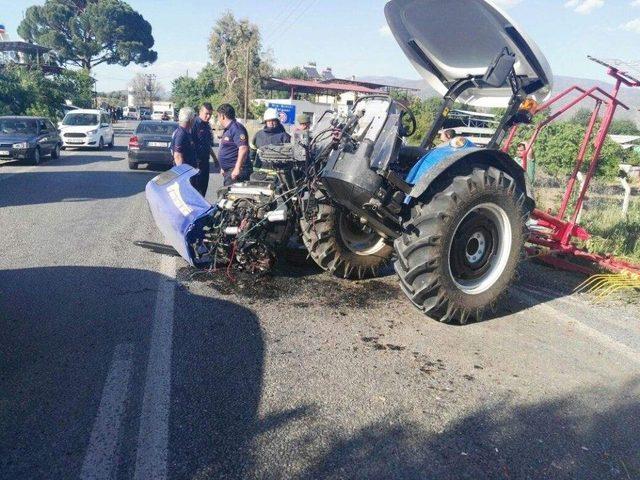 Bozdoğan’da Trafik Kazası; 2 Yaralı