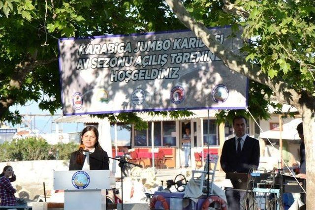 Karabiga Jumbo Karides Av Sezonu T&ouml;renle A&ccedil;ıldı 1