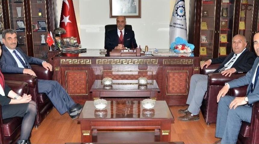 Sgk Y&ouml;neticilerinden, Başkan Y&uuml;celik&rsquo;e Ziyaret