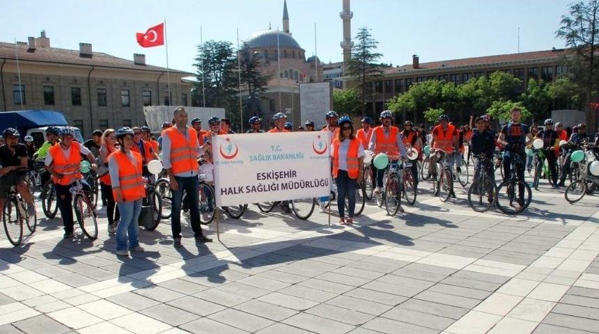 Halk Sağlığı M&uuml;d&uuml;rl&uuml;ğ&uuml;nden "sağlık İ&ccedil;in Pedallıyoruz" Etkinliği