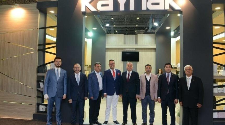 Denizli Heyeti, Evteks Fuarı&rsquo;nda Stant A&ccedil;an 86 Firmayı Ziyaret Etti
