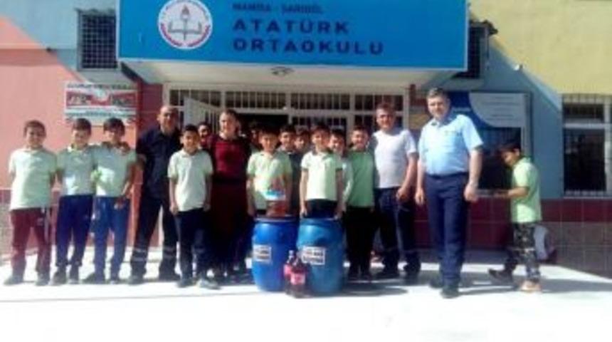 Sarıg&ouml;ll&uuml; &Ouml;ğrencilerden Atık Yağ Projesi
