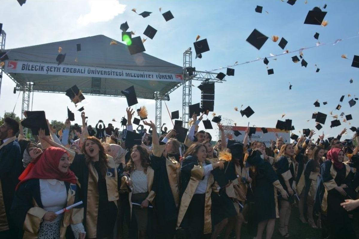 Bilecik Şeyh Edebali &Uuml;niversitesinde Mezuniyet Coşkusu