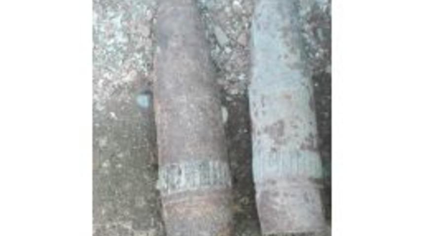 İnşaat Temelinden Top Mermisi &Ccedil;ıktı