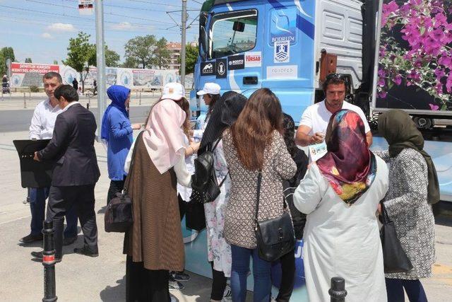 Eşsiz Bodrum Tanıtım Tırı Konya’da