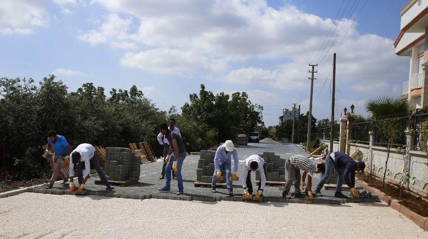 Yeşilbayır Ve D&uuml;zler&ccedil;amı Mahallelerine Kilit Taşı D&ouml;şeniyor