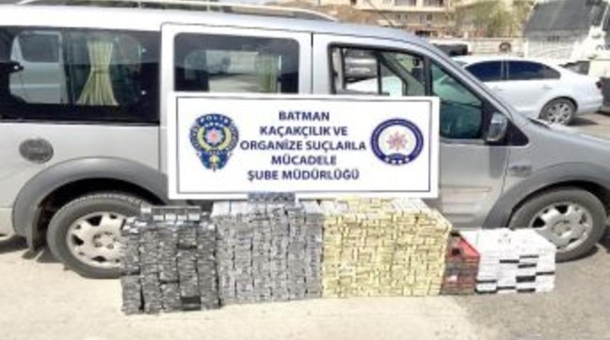 Batman&rsquo;da Bin 785 Paket Ka&ccedil;ak Sigara Ele Ge&ccedil;irildi