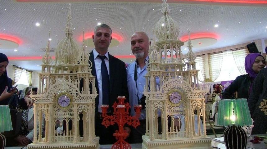 Bor&ccedil;ka Halk Eğitim Merkezi Yıl Sonu Sergisi İlgi &Ccedil;ekti