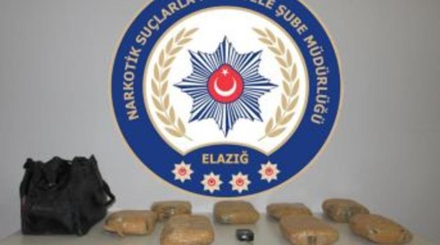 Elazığ&rsquo;da 8 Kilo Toz Esrar Ele Ge&ccedil;irildi