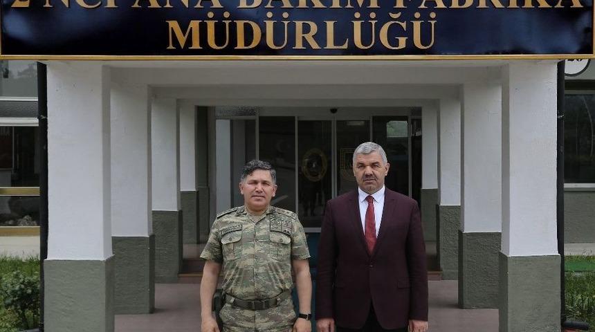 Başkan &Ccedil;elik, 2. Ana Bakım Merkezi Komutanlığı&rsquo;nı Ziyaret Etti