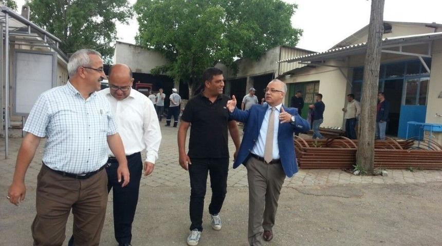 Başkan Kayda, Mesaiye Şantiyede Başladı