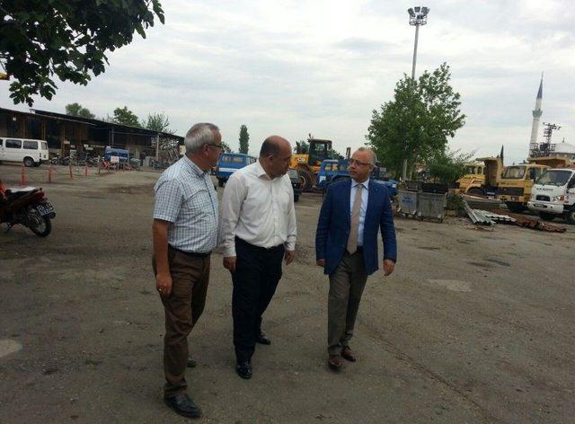 Başkan Kayda, Mesaiye Şantiyede Başladı 1