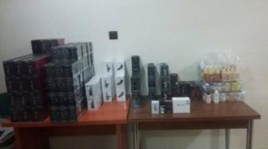 Tekirdağ&rsquo;da Elektronik Sigara Operasyonu