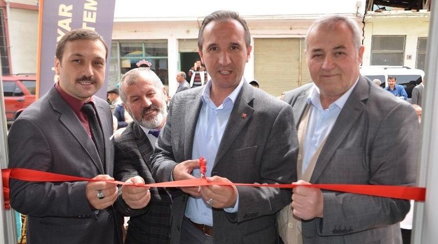 Başkan U&ccedil;ar, İşyeri A&ccedil;ılışına Katıldı