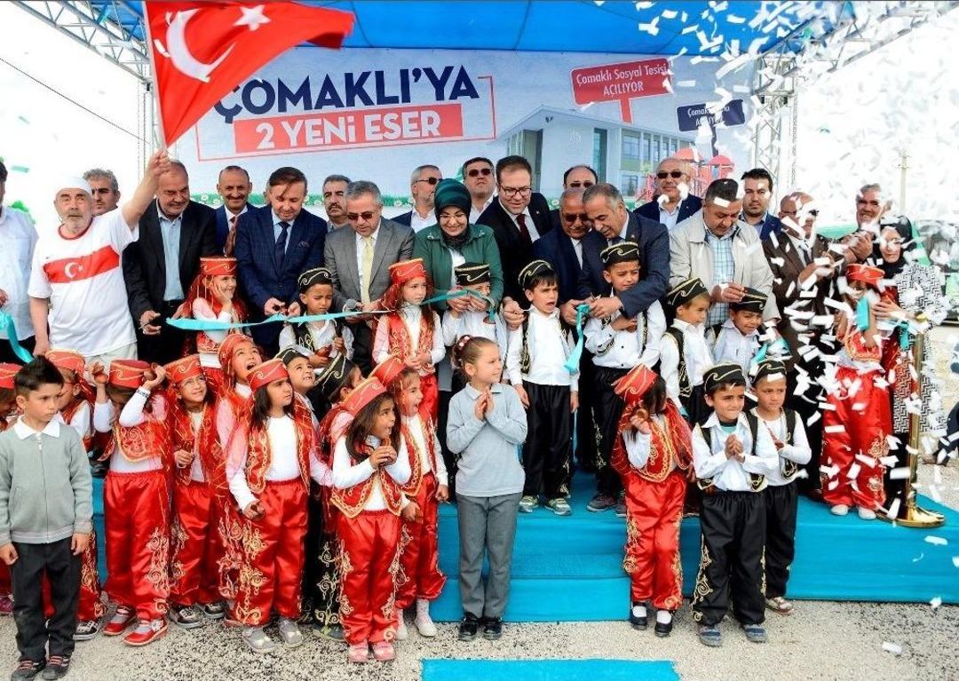 Meram &Ccedil;omaklı&rsquo;da Sosyal Tesis Ve Park Hizmete A&ccedil;ıldı