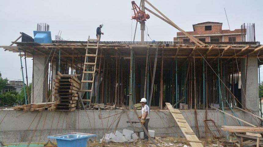 Muratlı Cemevi İnşaatı Devam Ediyor