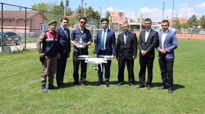 İhsaniye Kaymakamlığı İl&ccedil;eyi Havadan G&ouml;r&uuml;nt&uuml;leyecek