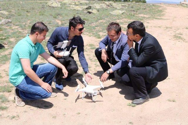 İhsaniye Kaymakamlığı İl&ccedil;eyi Havadan G&ouml;r&uuml;nt&uuml;leyecek 1