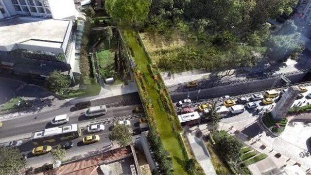 Gezi Parkı&rsquo;Na Yapılacak Ekolojik Yaya K&ouml;pr&uuml;s&uuml; B&ouml;yle G&ouml;r&uuml;necek 1