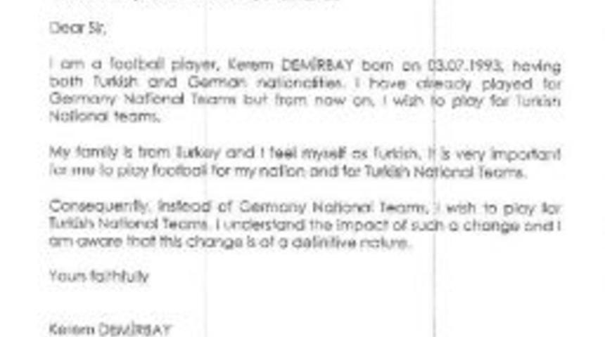 Tff&rsquo;den Kerem Demirbay A&ccedil;ıklaması