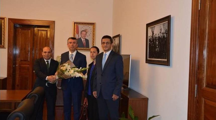 Sosyal G&uuml;venlik Haftası Dolayısıyla Kaymakam Sırmalı&rsquo;ya Ziyaret