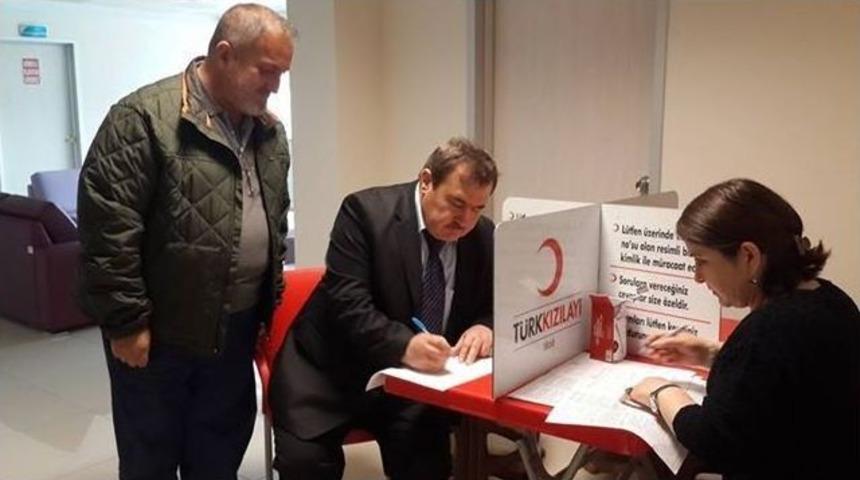 Bartın&rsquo;da Sgk Ve Kızılay Kan Bağışı İ&ccedil;in Buluştu