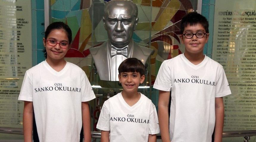 &Ouml;zel Sanko İlkokulu &Ouml;ğrencilerinin Resimleri Derece Yaptı